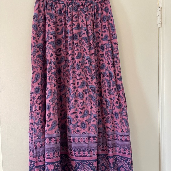 Spell & The Gypsy Collective Journey Midi Skirt in Mulberry, Size Medium - Picture 6 of 8